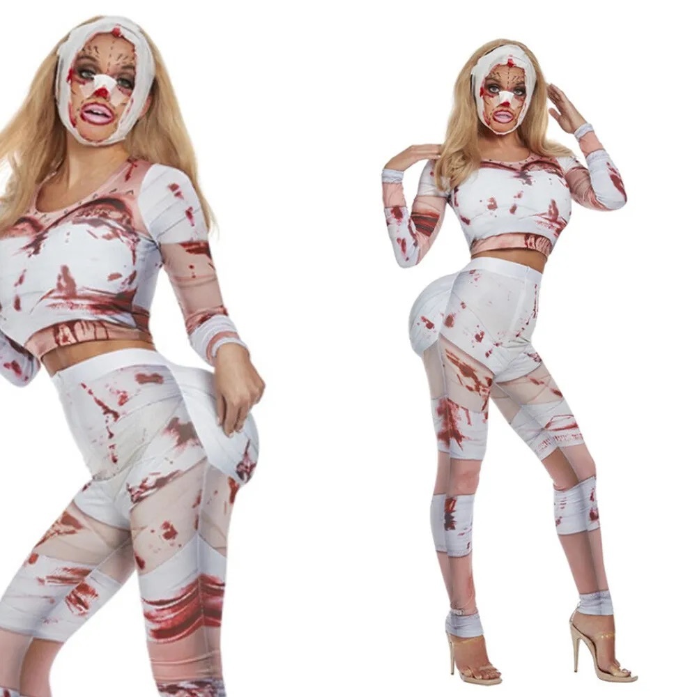 Botched Surgery Costume S Small Smiffys Padded Top and Padded Pants